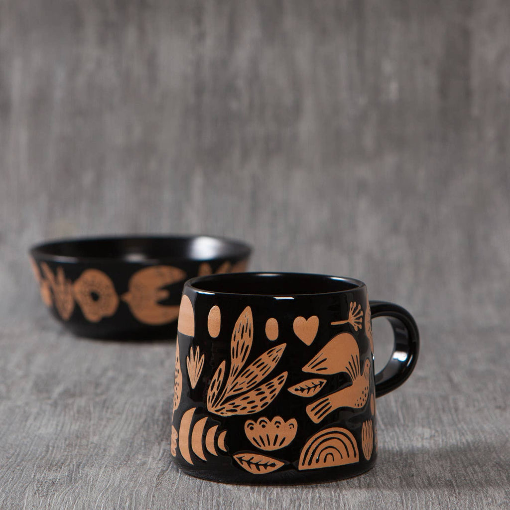 Danica Studio - Danica Studio Myth Imprint Stoneware Mugs 12 oz