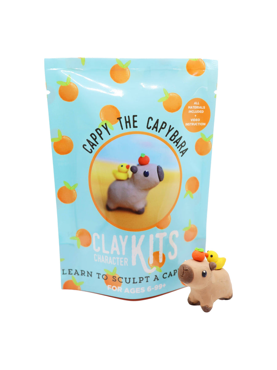 The Make Station | DIY Clay Kits - Capybara DIY Polymer Clay Kit | Arts & Craft Kit