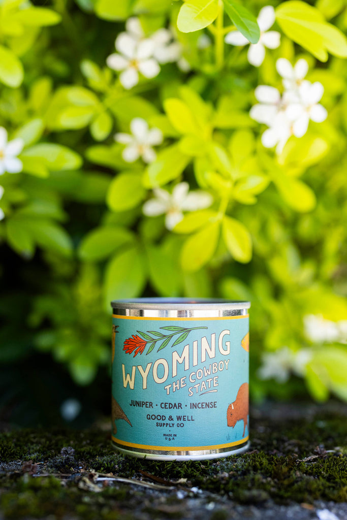 Good & Well Supply Co. - Wyoming State Soy Candle
