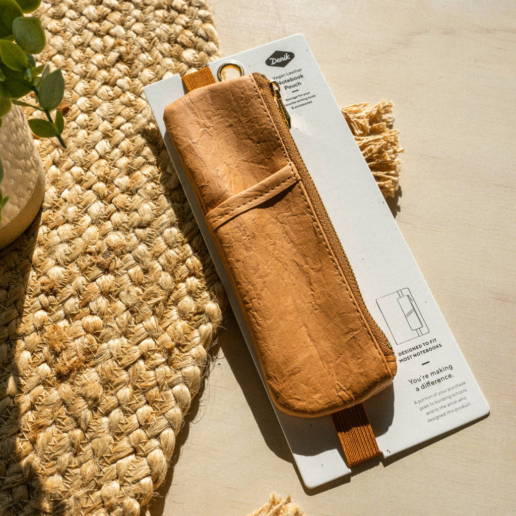 Denik - Caramel Crinkle Notebook Pouch NBPOUCH002