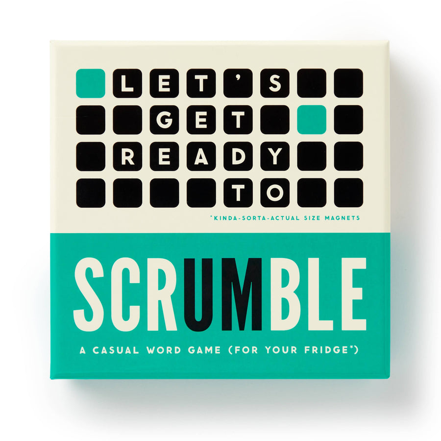 Chronicle Books - Brass Monkey Scrumble Magnetic Fridge Game