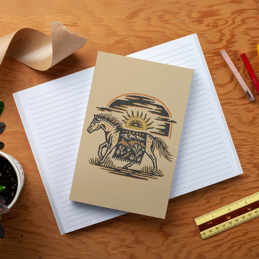 Denik - RaycoDesign — Wild West Kraft Classic Layflat Notebook