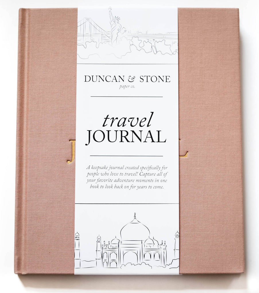 Duncan & Stone Paper Co. - Travel Journal | Adventure Keepsake | Trip Adventure Book