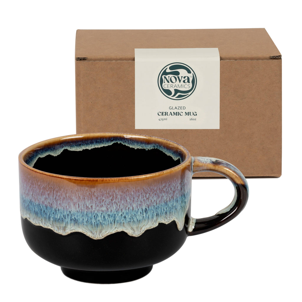 Nova Ceramics Travel Mugs - Monsoon Ceramic Handmade Mug - 16oz