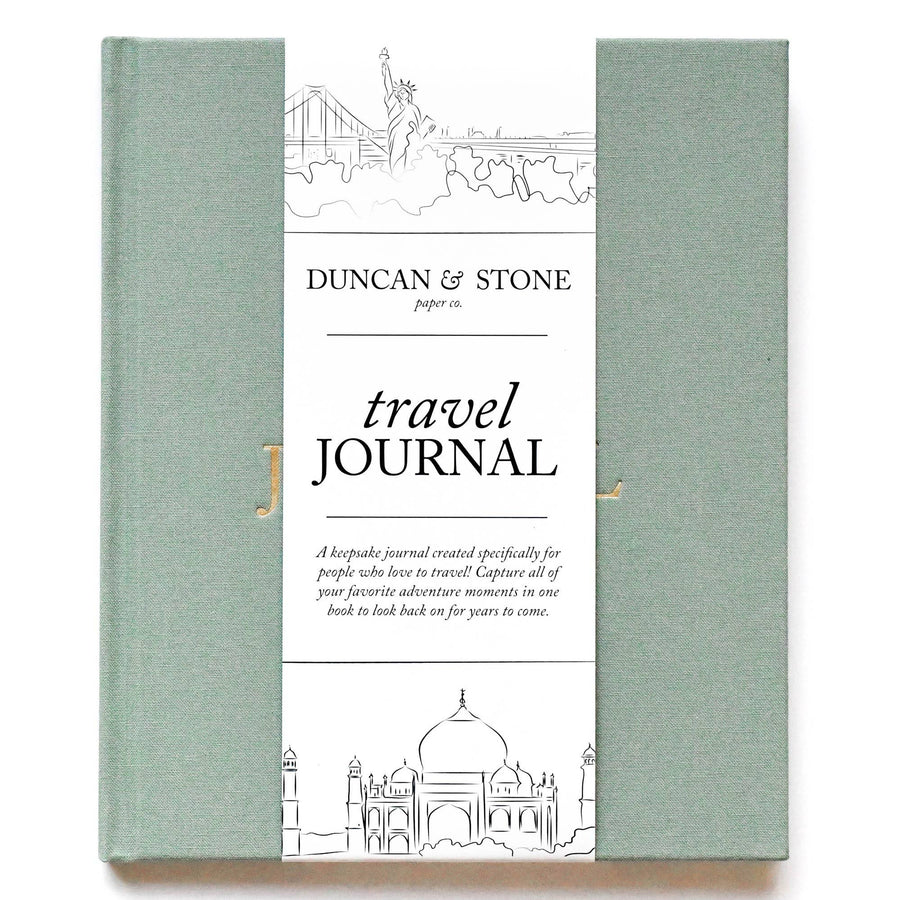 Duncan & Stone Paper Co. - Travel Journal | Adventure Keepsake | Trip Adventure Book