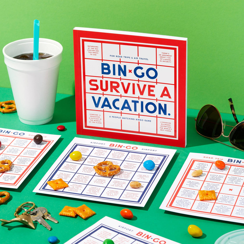 Chronicle Books - Brass Monkey Bin-Go Survive a Vacation Bingo Book
