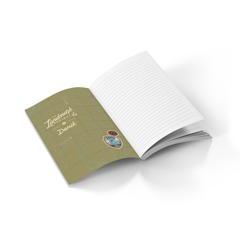 Denik - Grand Teton National Park Classic Layflat Notebook LFC2114L