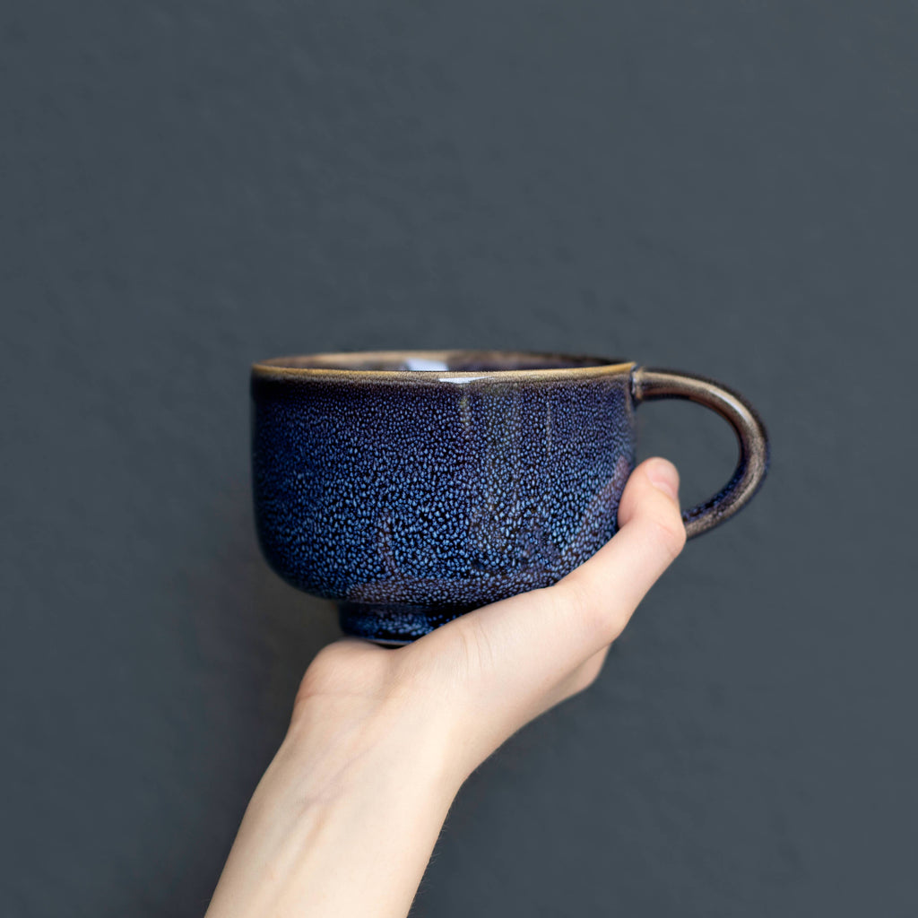 Nova Ceramics Travel Mugs - Abyss Handmade Ceramic Mug 16oz | Stoneware Coffee Mug