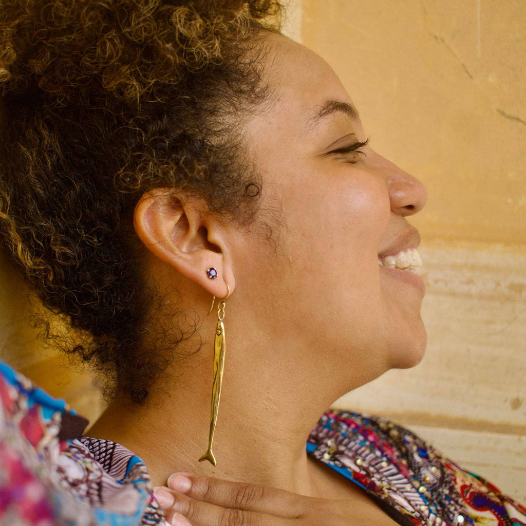 Dekko Trading - Long Fish Earrings