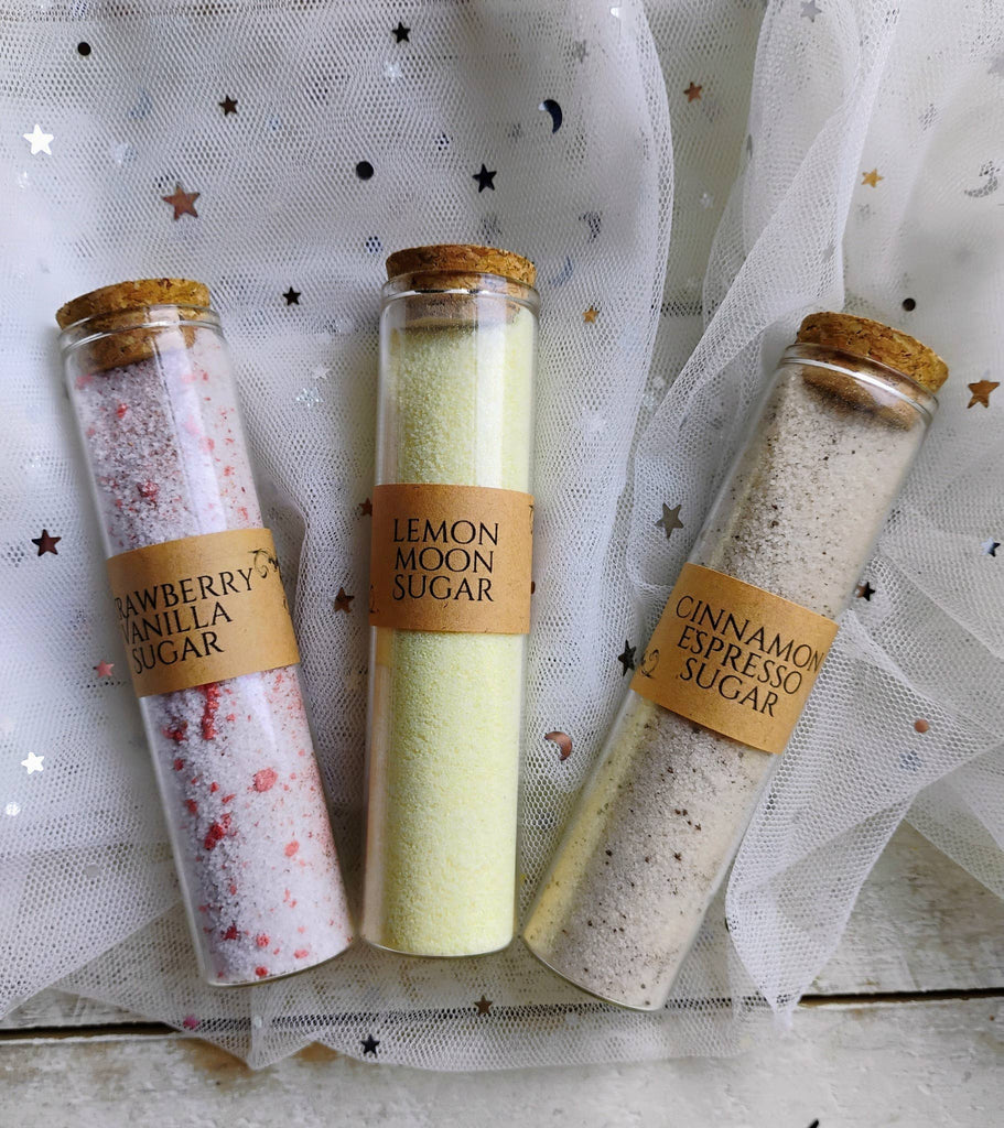 Raven & Rose Apothecary - Specialty Sugar ~ Strawberry Vanilla with edible glitter
