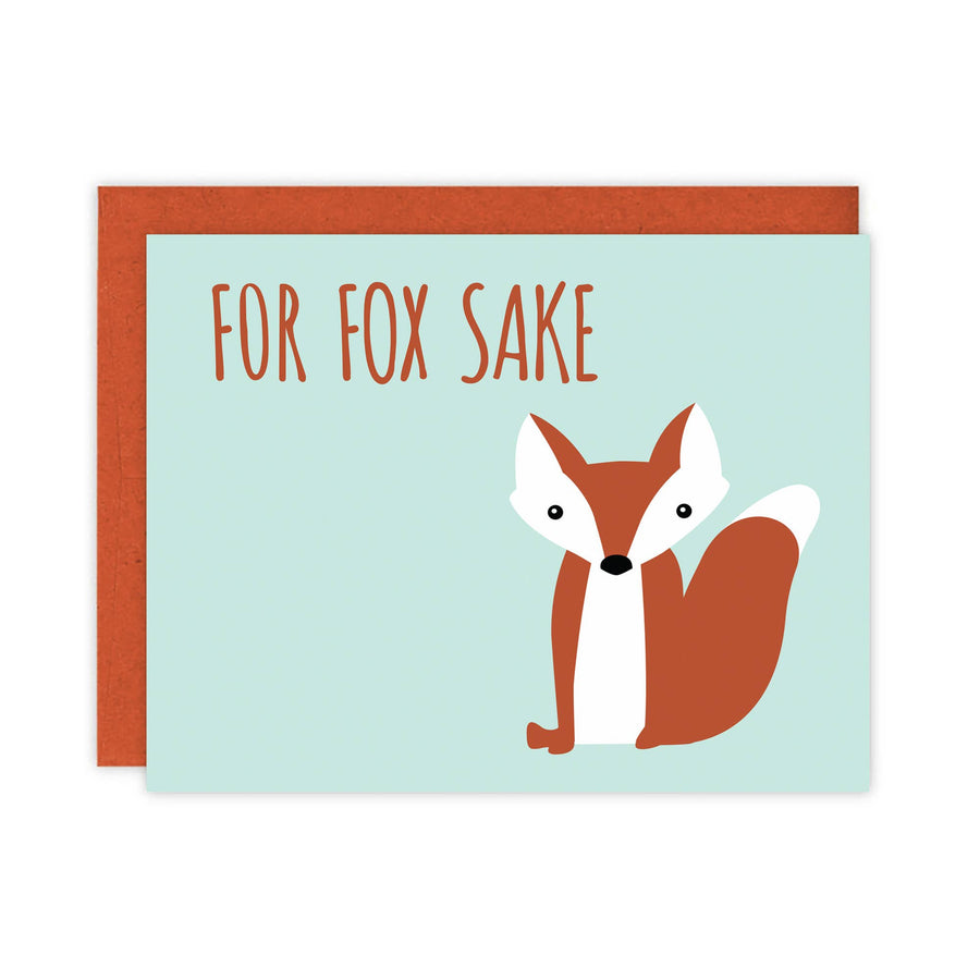 Mr. Sogs - For Fox Sake Notecard