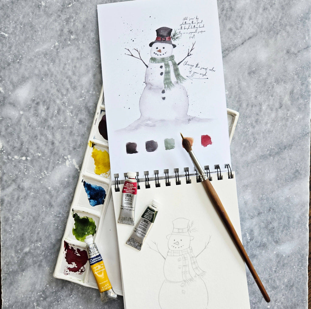 Julie Norkus - Watercolor Workbook, Spiral Bound 12 Months of Watercolor