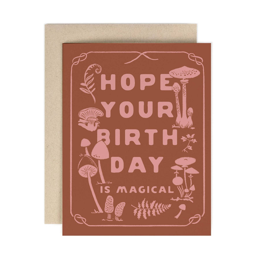 Amy Heitman - Magical Mushroom Birthday Card