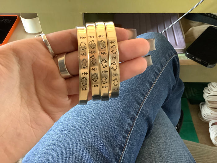 Joy in the morning bison herd cuff