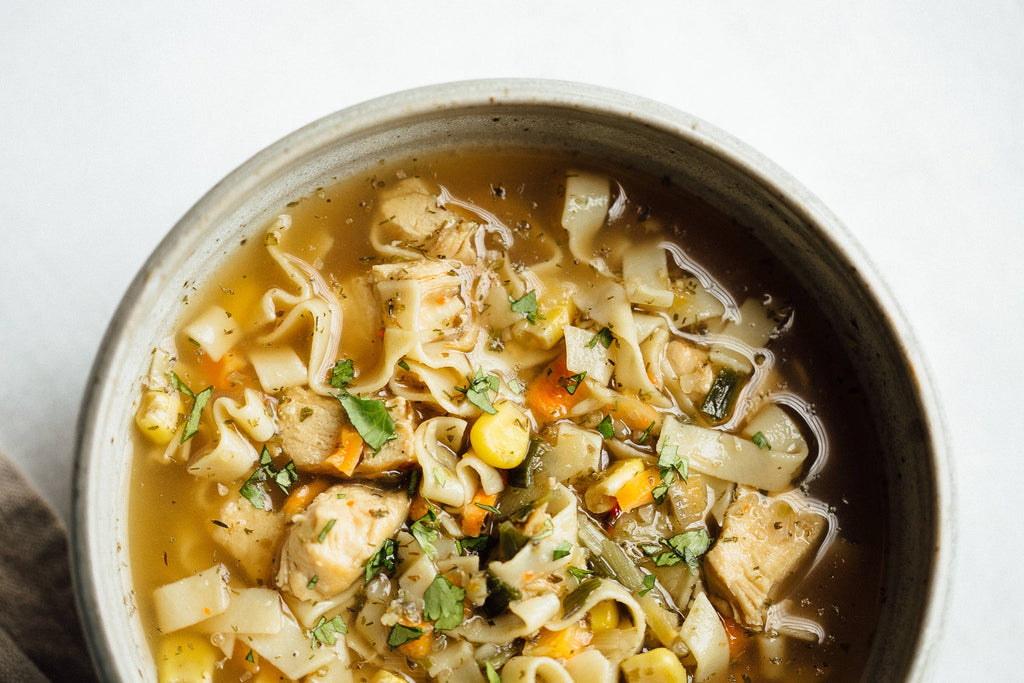 Soup Of Success - Farmhouse Chicken Noodle Soup for Two