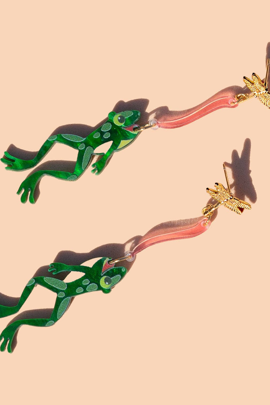 Peter and June - Leap Frog Earrings