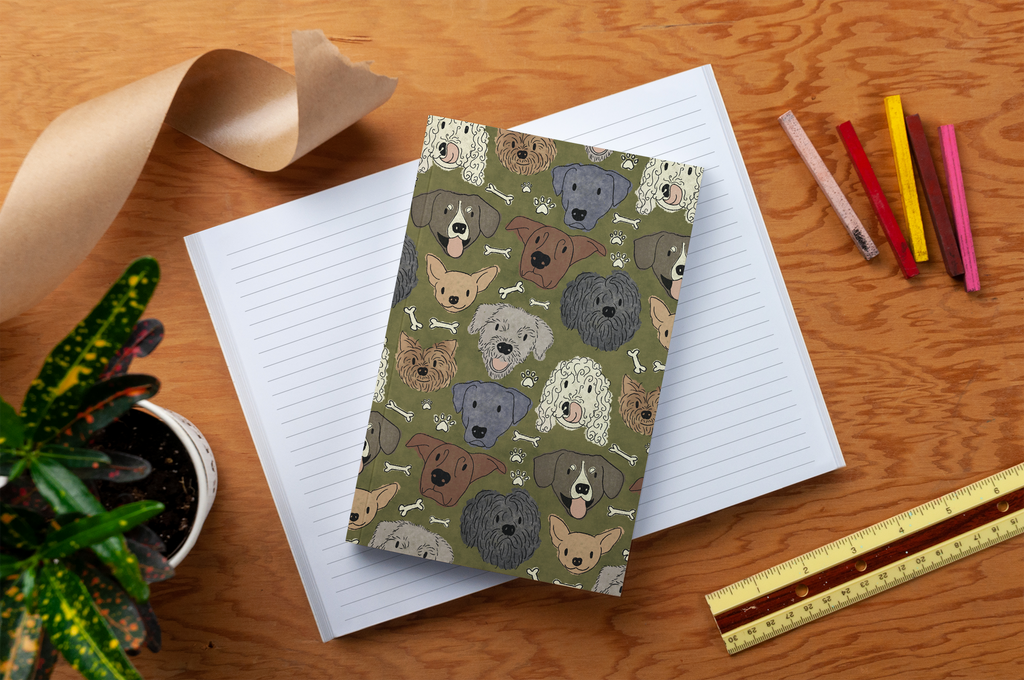 Denik - Doggies Classic Layflat Journal Notebook LFC1794L