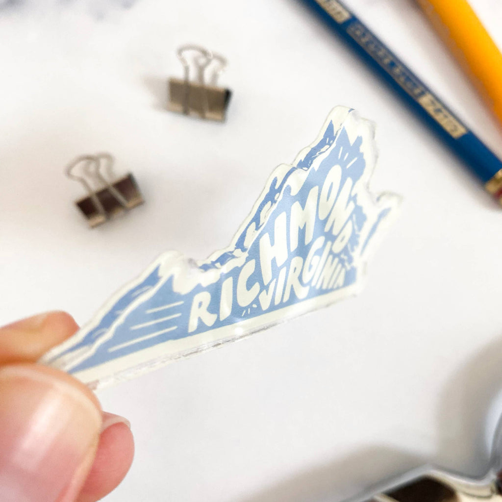 Billie Claire Illustration (Handmade) - Custom City-Specific Acrylic Magnets - Multiple Colors