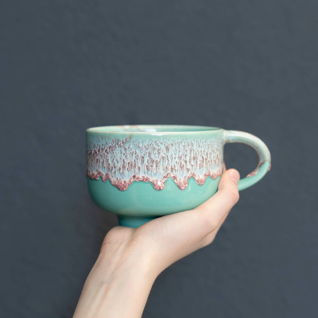 Nova Ceramics Travel Mugs - Nebula Handmade Ceramic Mug 16oz | Stoneware Coffee Mug