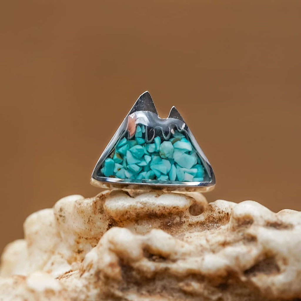Antler Rings - Turquoise Mountain Earrings