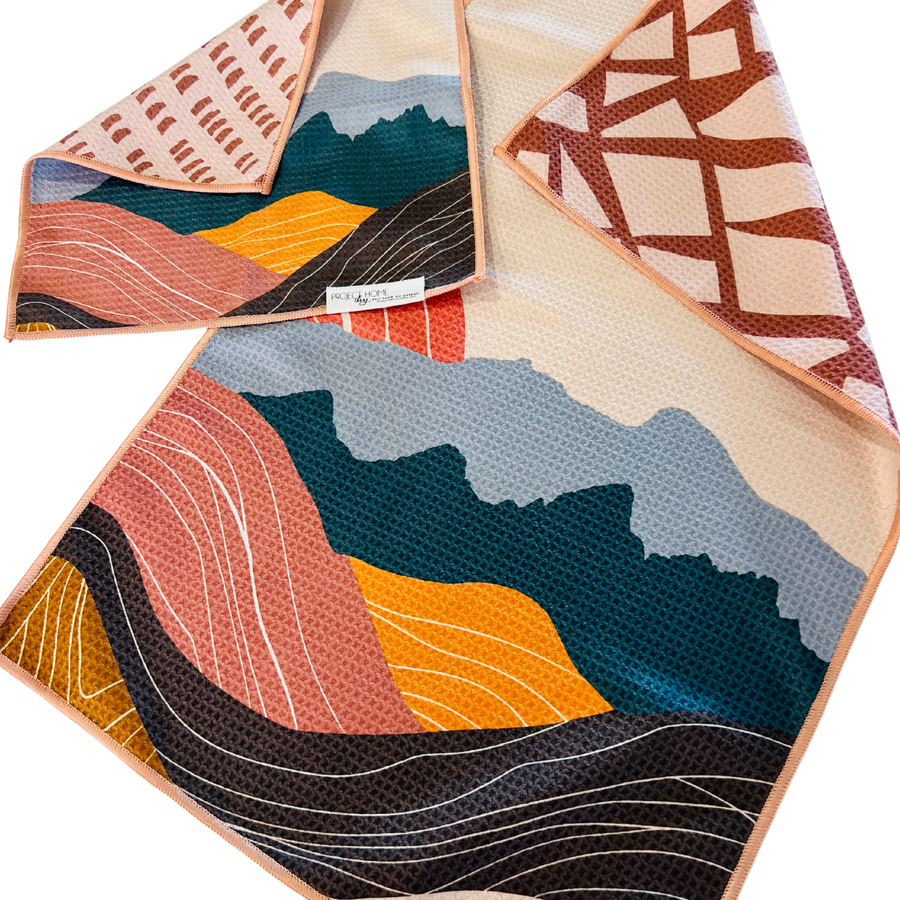 Project Home DIY / Towel Collective - Wyoming Sunrise | Reversible Towel