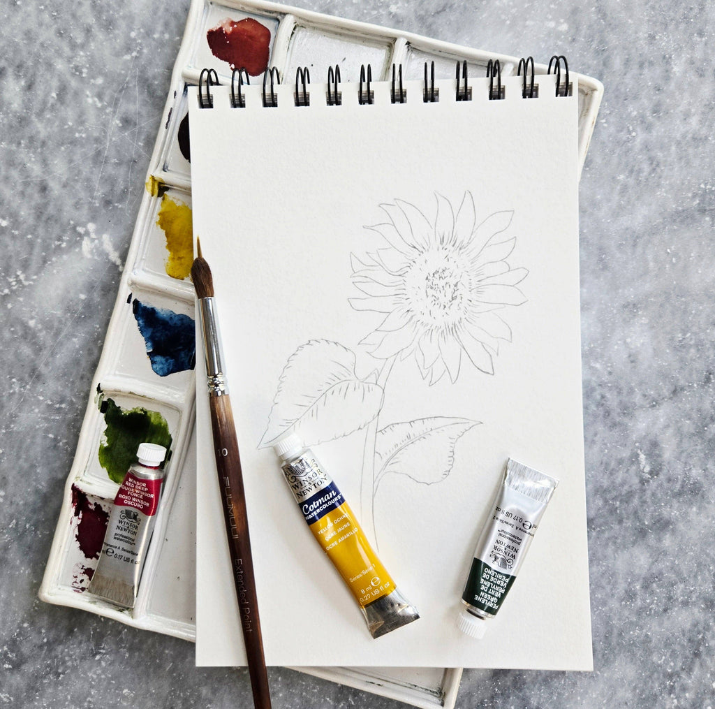 Julie Norkus - Watercolor Workbook, Spiral Bound 12 Months of Watercolor