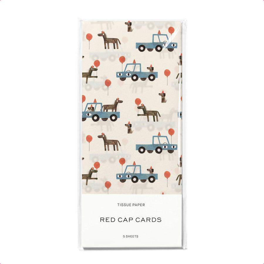 Red Cap Cards - Your Farm tissue paper