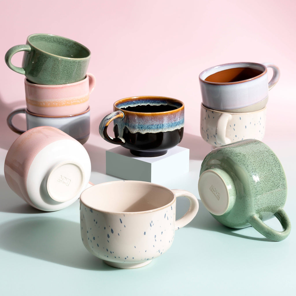 Nova Ceramics Travel Mugs - Horizon Handmade Ceramic Mug 16oz | Stoneware Coffee Mug