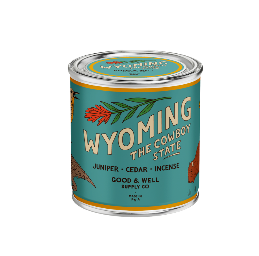 Good & Well Supply Co. - Wyoming State Soy Candle