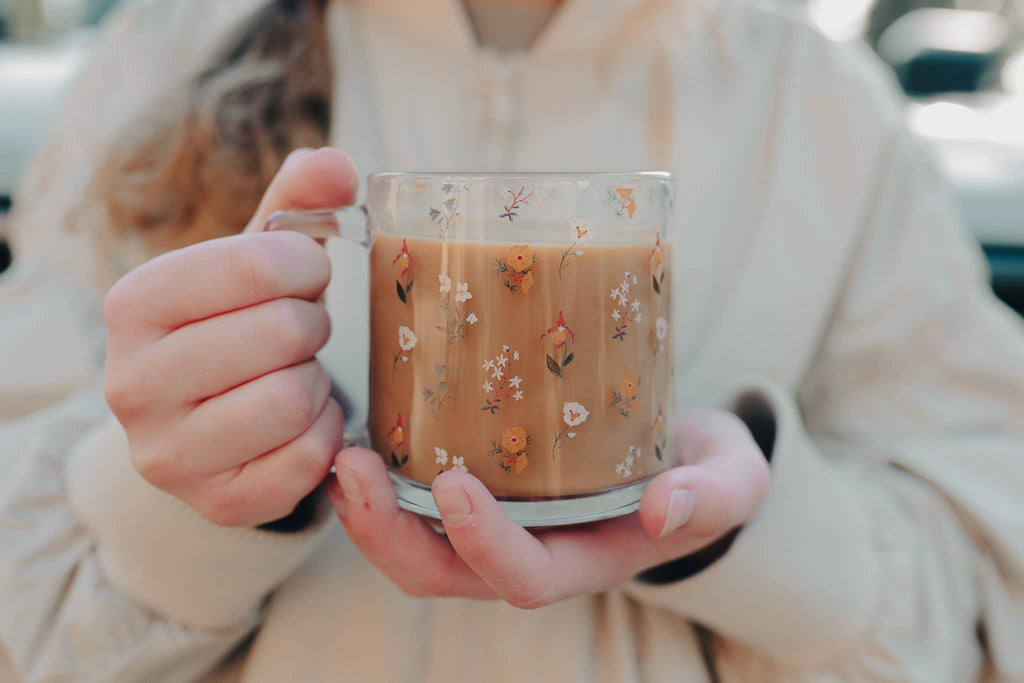 The Montana Scene - Mountain Wildflower Glass Mug
