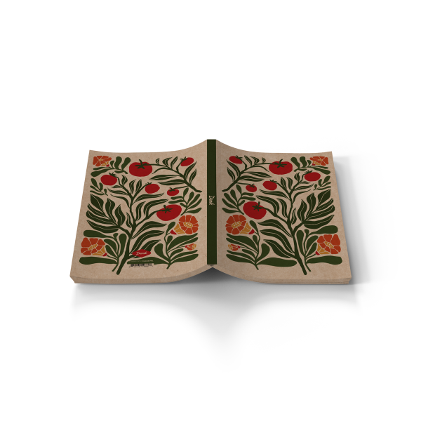 Denik - Tomatoes Kraft Layflat Notebook KLC2217KL