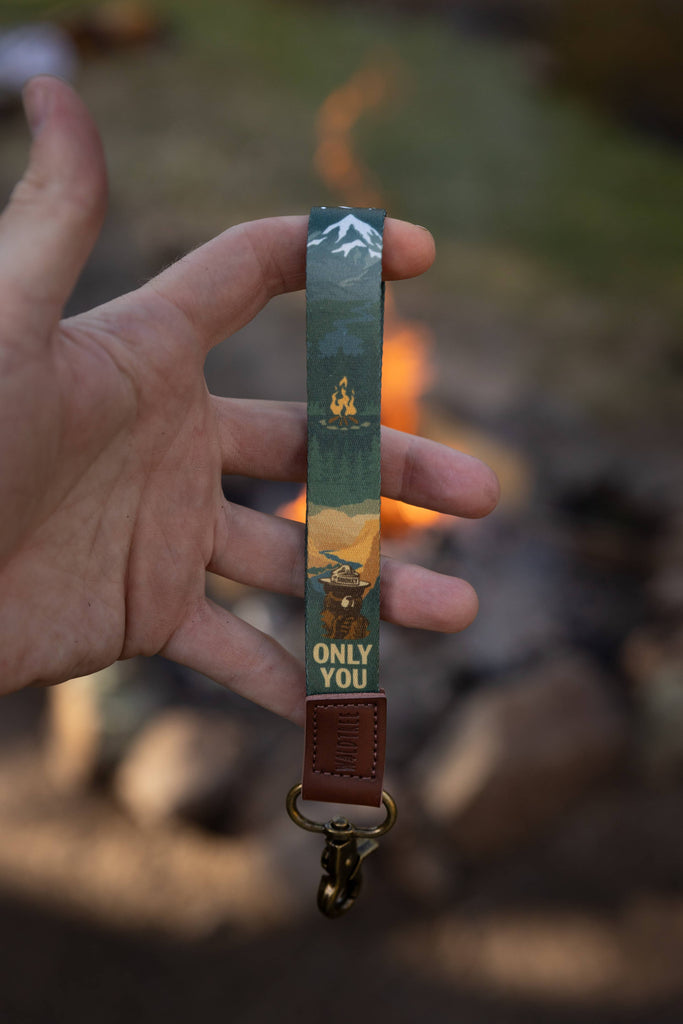 Wildtree - Smokey Bear Wristlet Keychain Lanyard