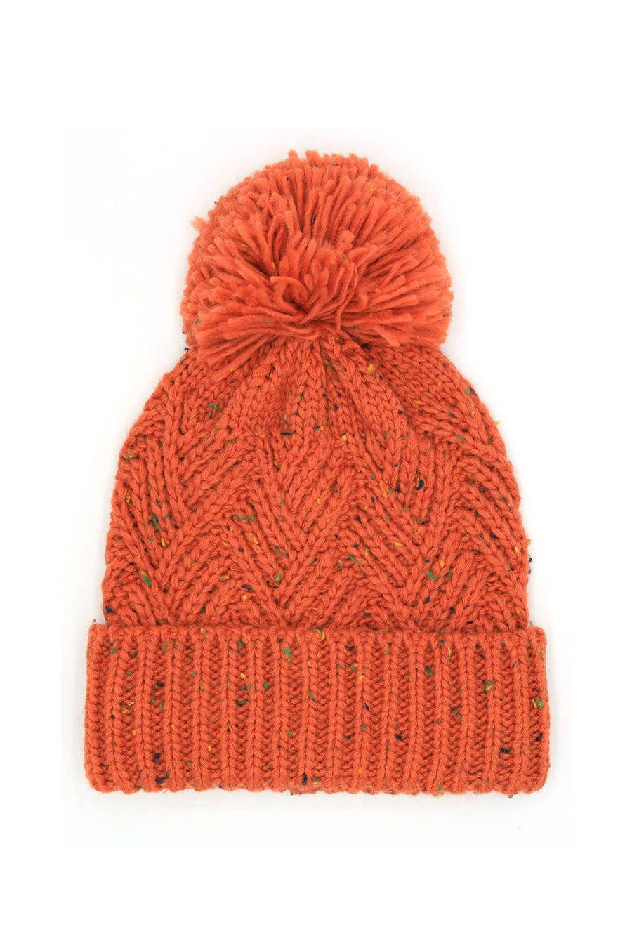 JOIA ACCESSORIES - WIDE POM POM KNIT BEANIES, MH 0078