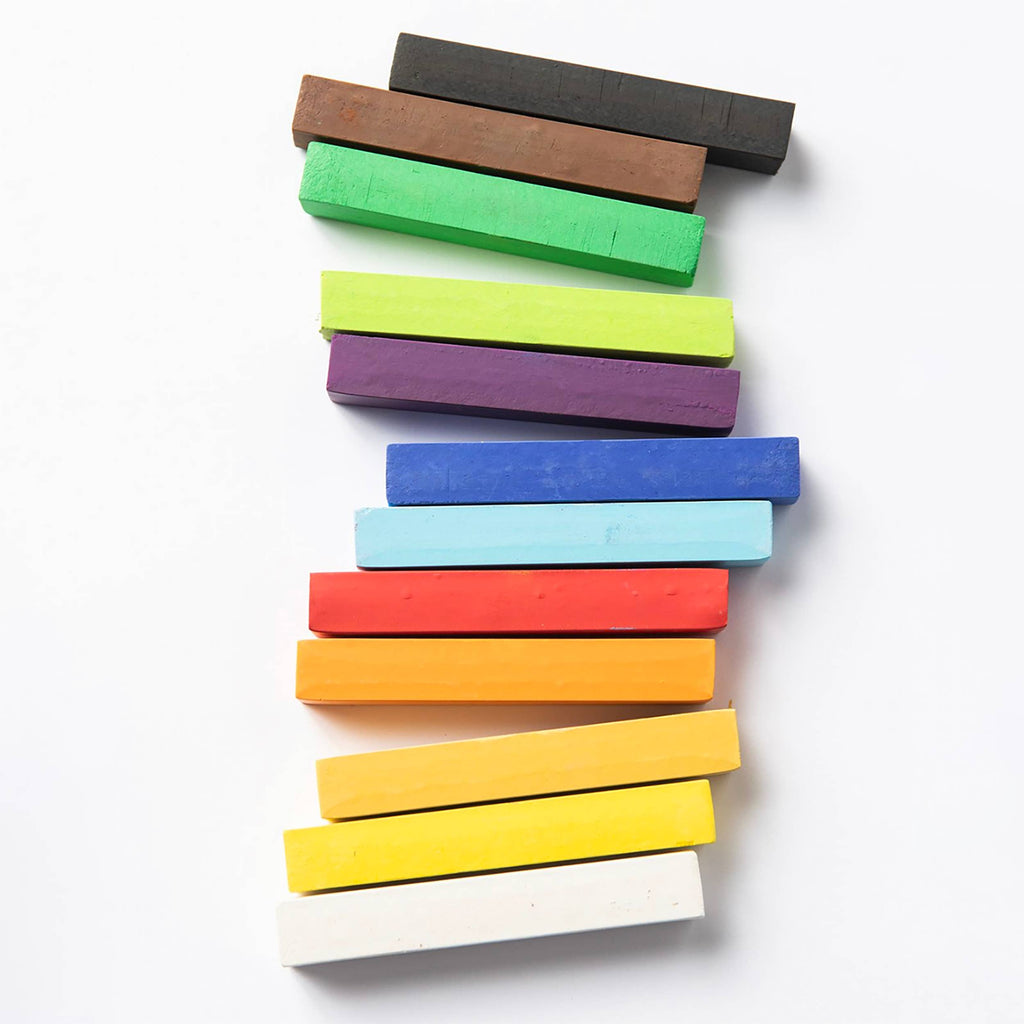 elseware unplug - Pastel Sticks - Talc-Free Pastels - 12 Non-Toxic Colors