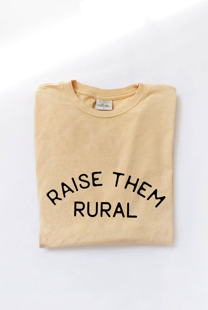 OAT COLLECTIVE - RAISE THEM RURAL Mineral Washed Graphic Top