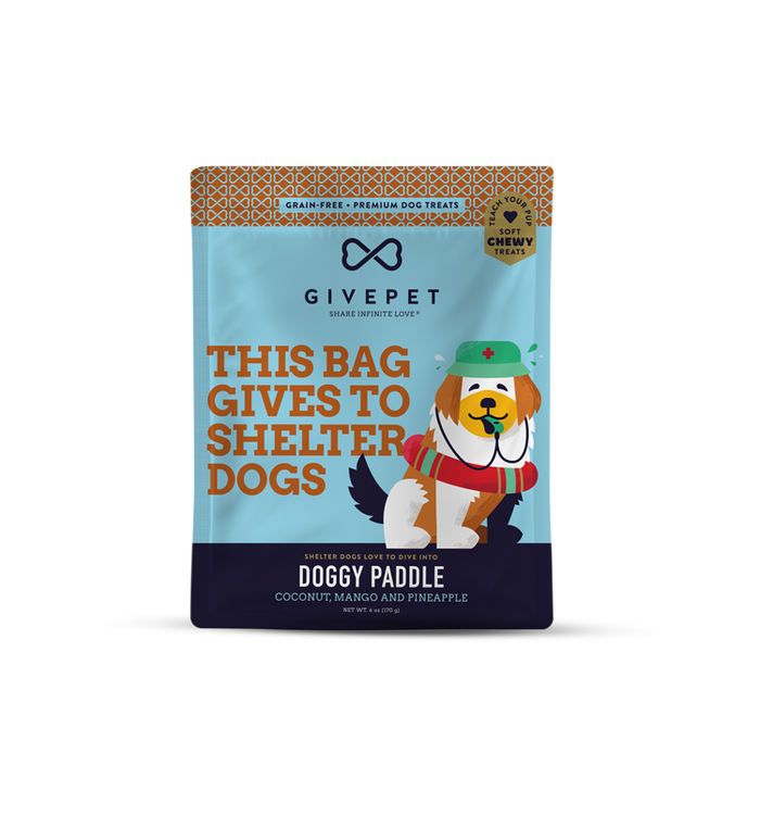 GivePet - GivePet Doggy Paddle Soft and Chewy Training Dog Treat