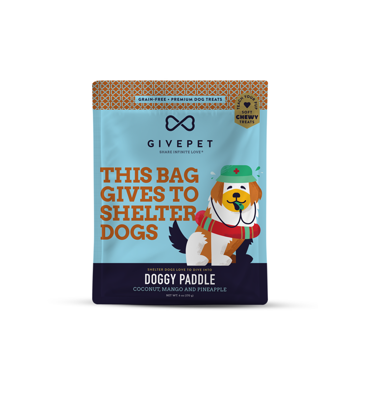 GivePet - GivePet Doggy Paddle Soft and Chewy Training Dog Treat