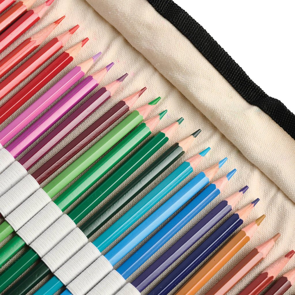 elseware unplug - Watercolor Pencils - 36 Colors with Eco-Friendly Canvas Wrap