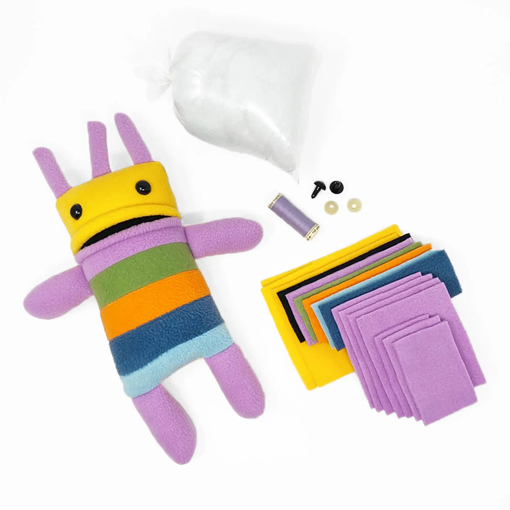 Mr. Sogs - Mini Creature DIY Plush Sewing Kit - Yellow