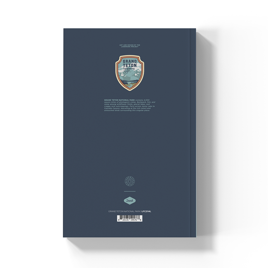 Denik - Grand Teton National Park Classic Layflat Notebook LFC2114L