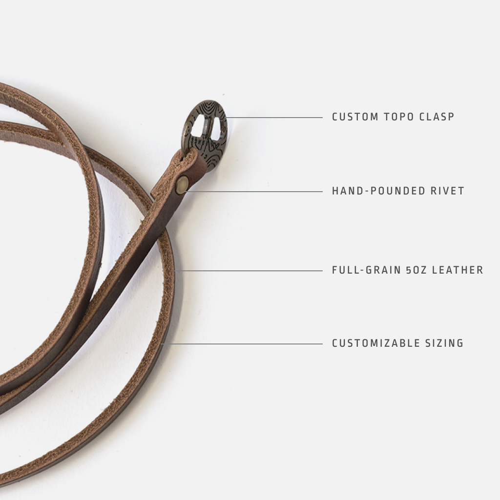 Range Leather Co. - Full-Grain Leather Whitney Wrap Bracelet - USA Made