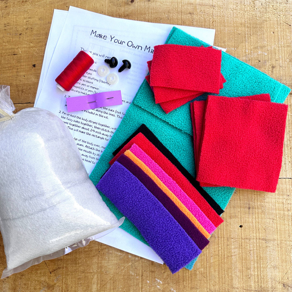 Mr. Sogs - Mini Creature DIY Plush Sewing Kit - Turquoise