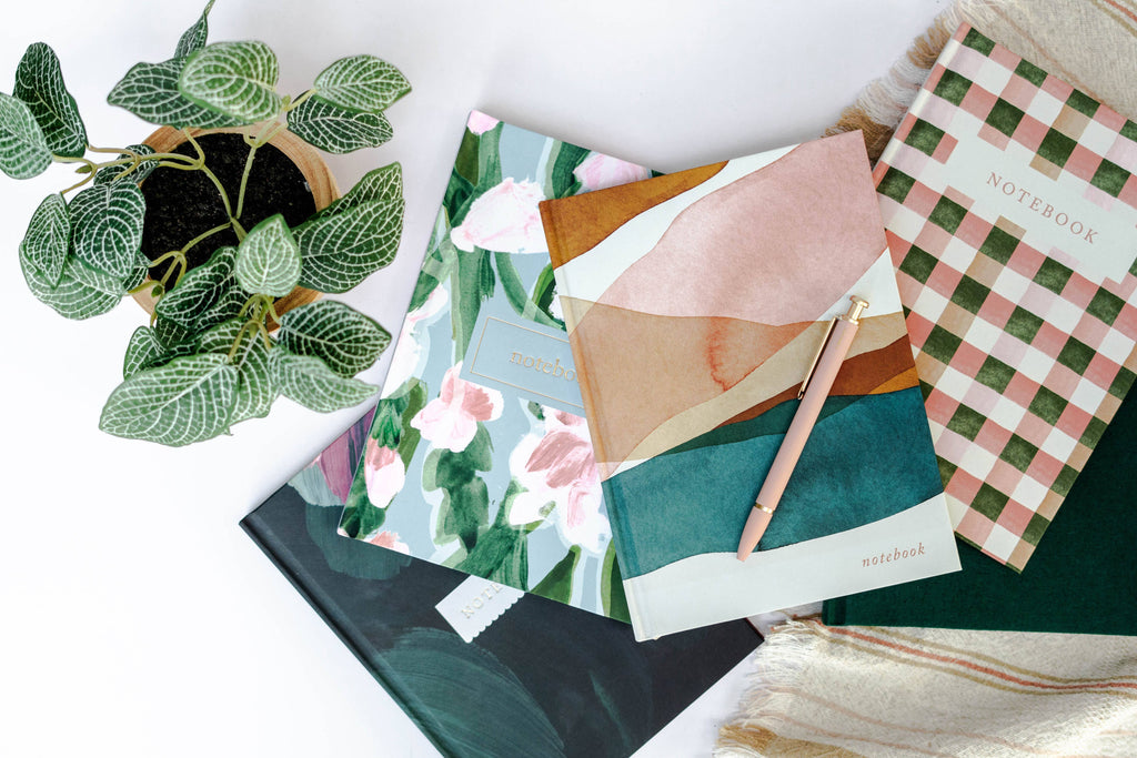 Duncan & Stone Paper Co. - Blank Journal Notebook - Flat Lay Diary Journal Hardcover