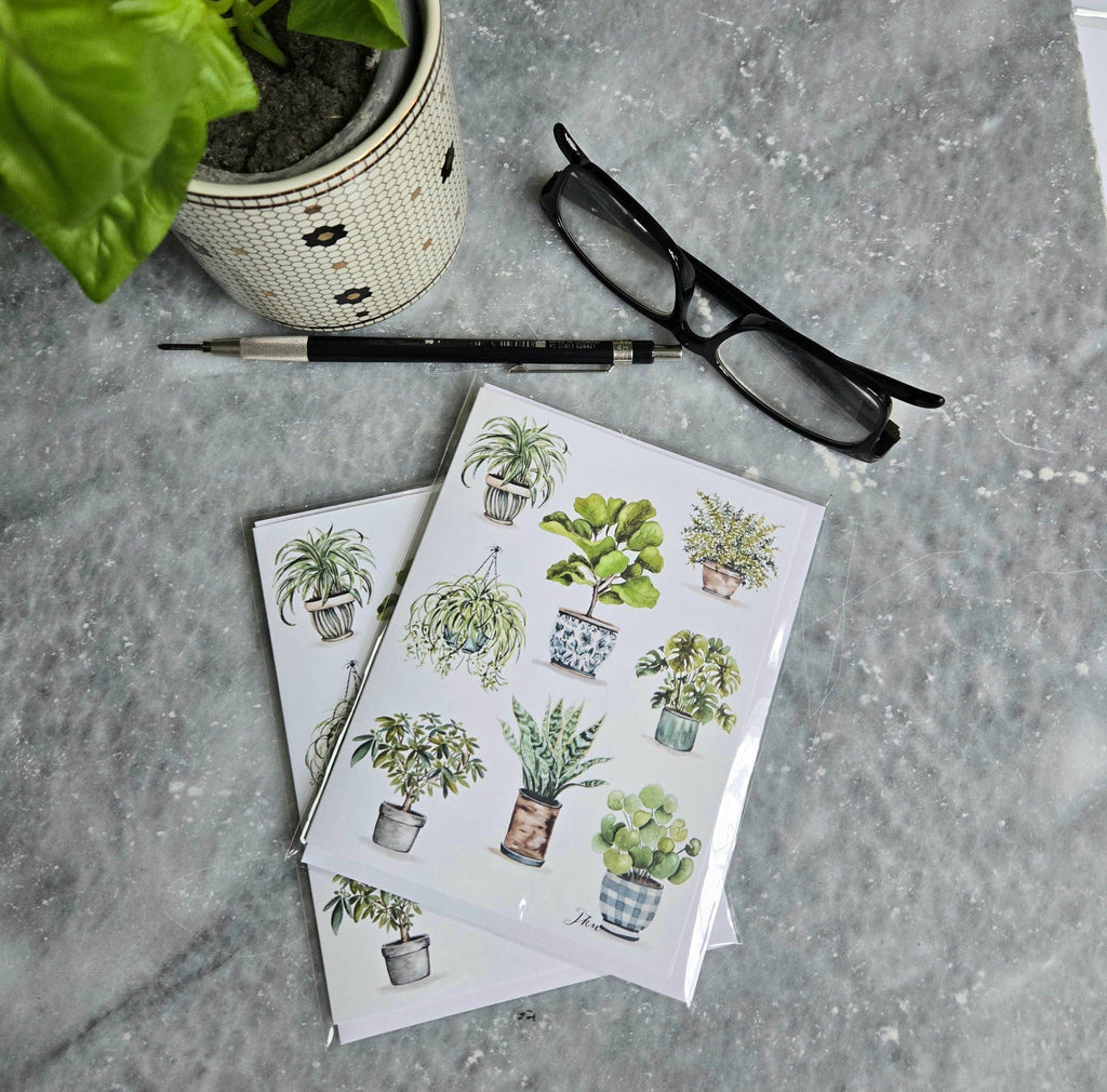 Julie Norkus - Note Card - Plant Lady
