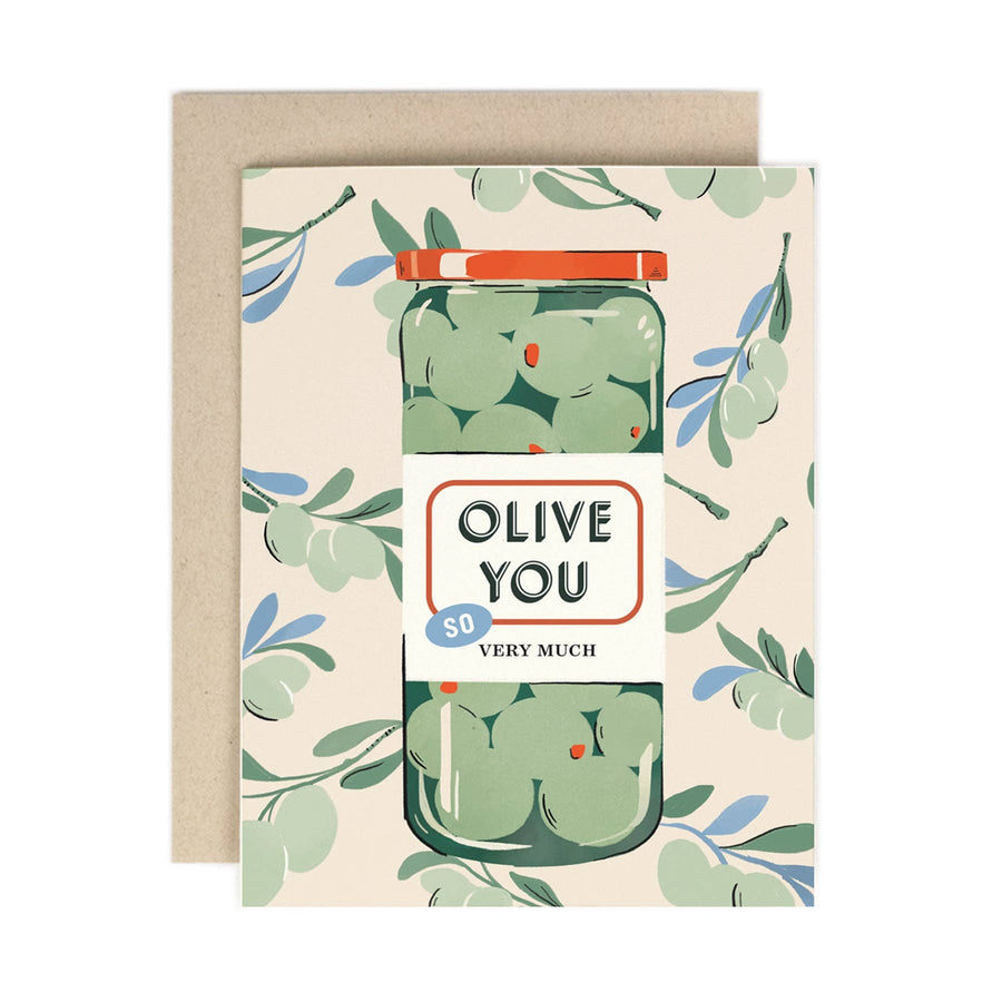 Amy Heitman - Olive You Greeting Card