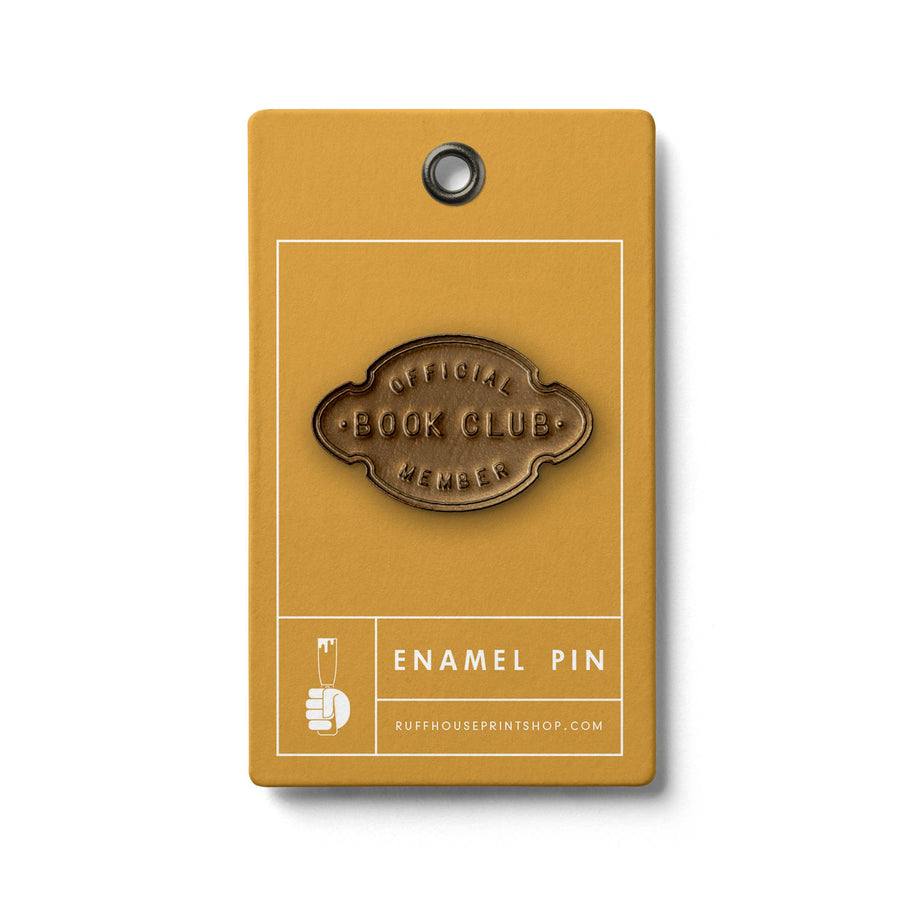 Ruff House Print Shop - Official Book Club Member Enamel Pin