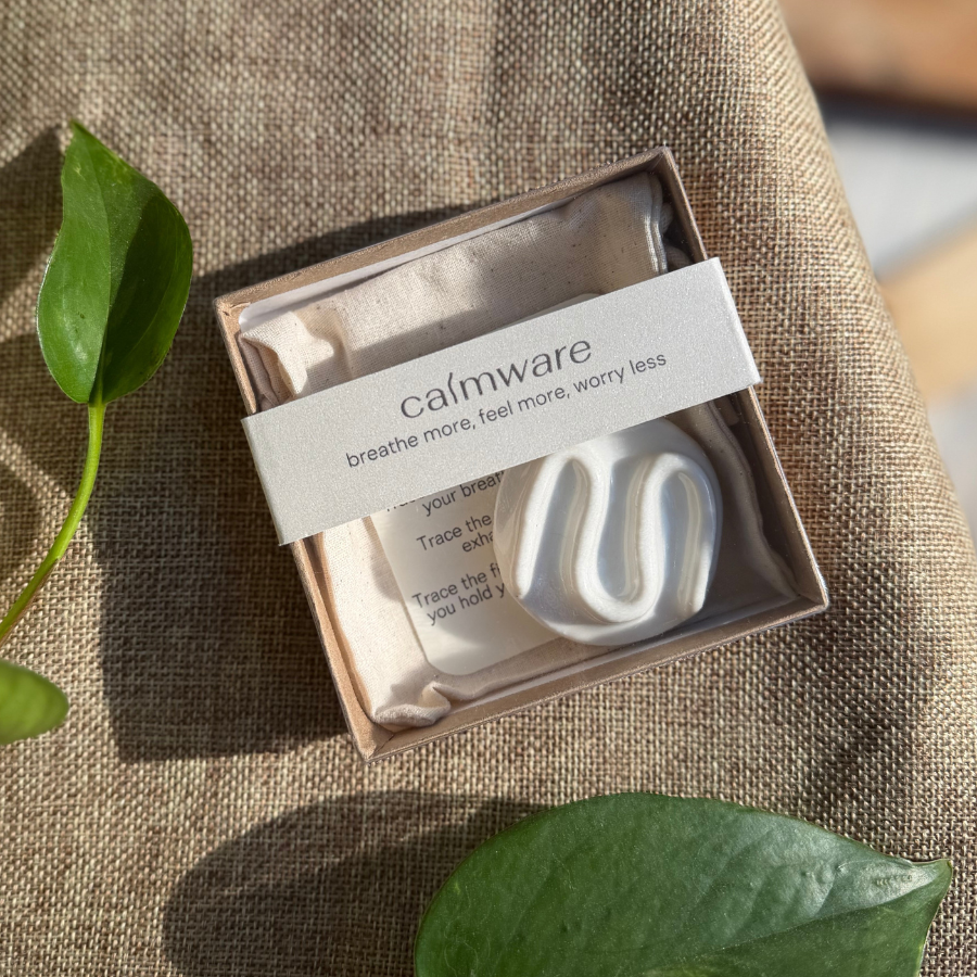 Calmware - Squiggle Breathing Tile – Small Mindfulness Tool