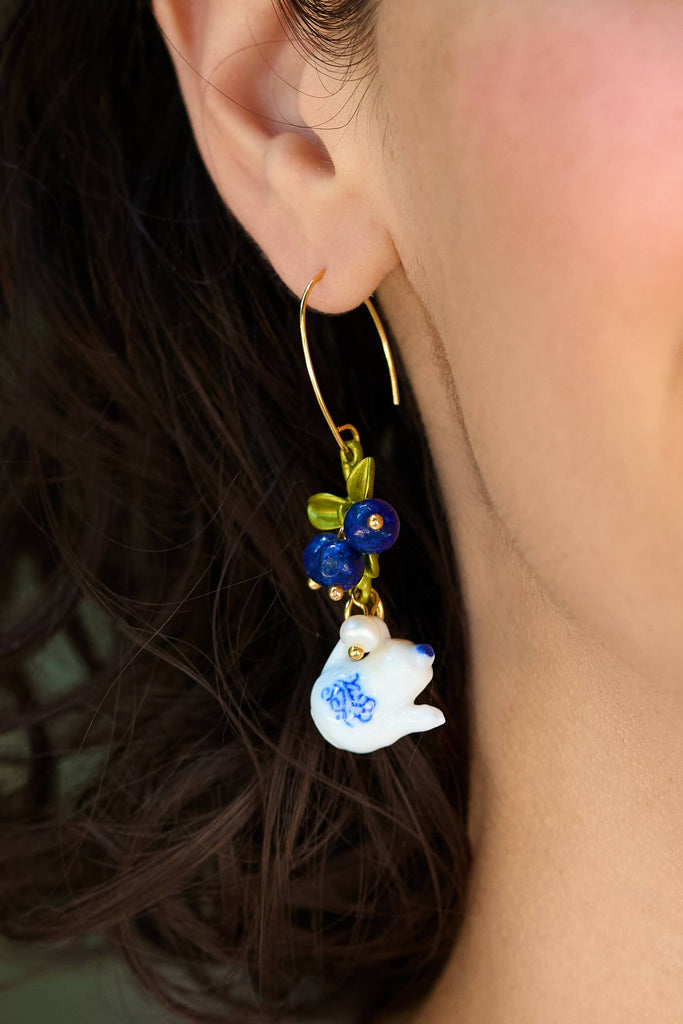 Peter and June - Spill the Tea Earrings - 18K Gold Plated