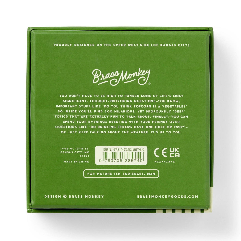 Chronicle Books - Brass Monkey Stoner Thoughts Conversation Starters