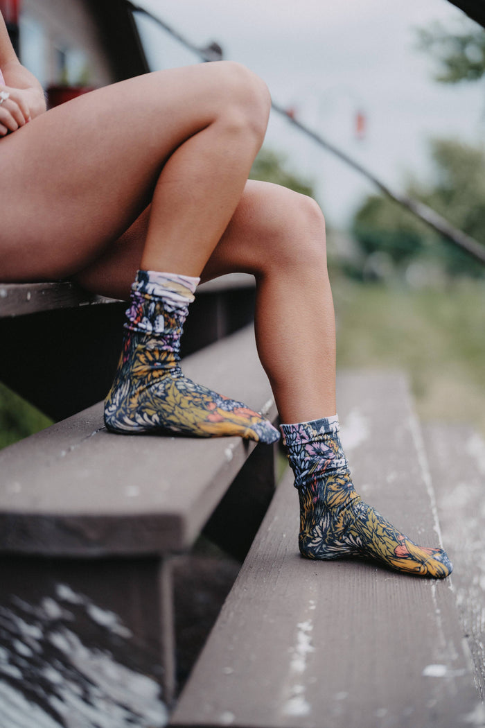 Flower Meadow Unisex Socks